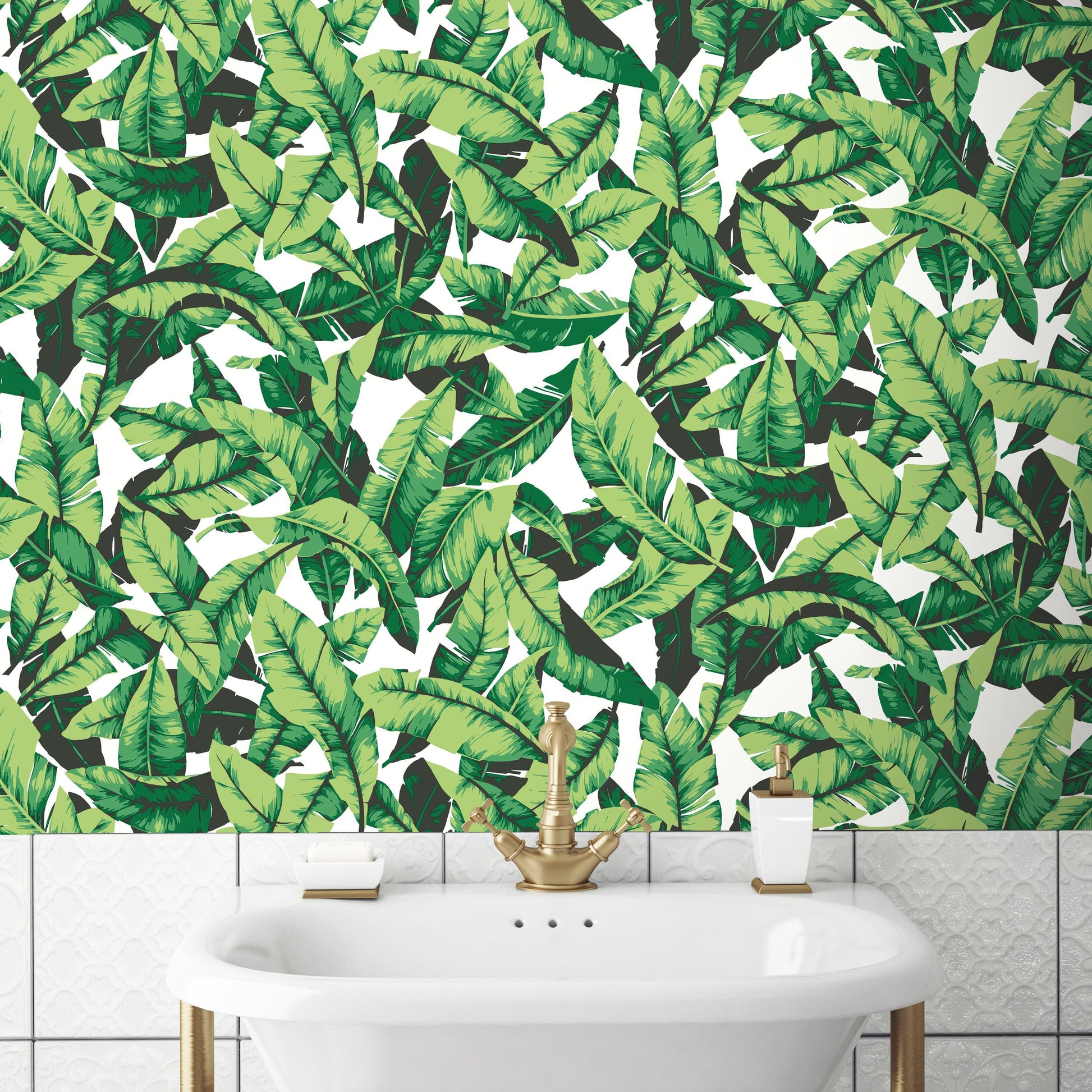 Vinilo Mate Hojas Tropicales Mod 25
