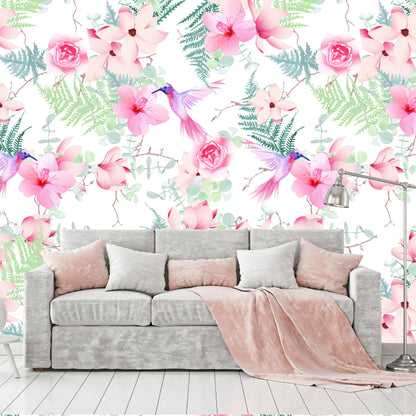 Mural Tropical Colibríes - MT220