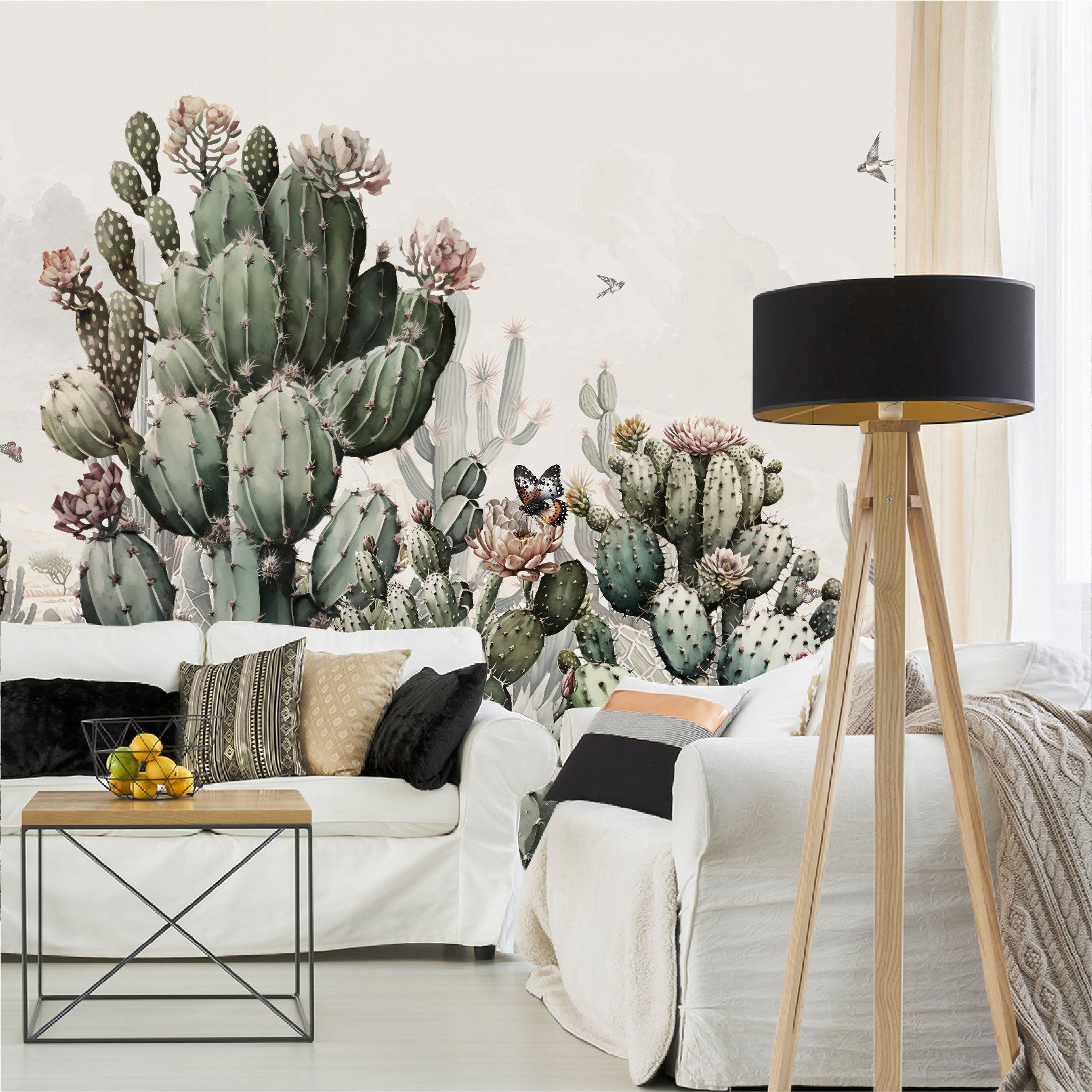 Mural Tropical Cactus - MT393