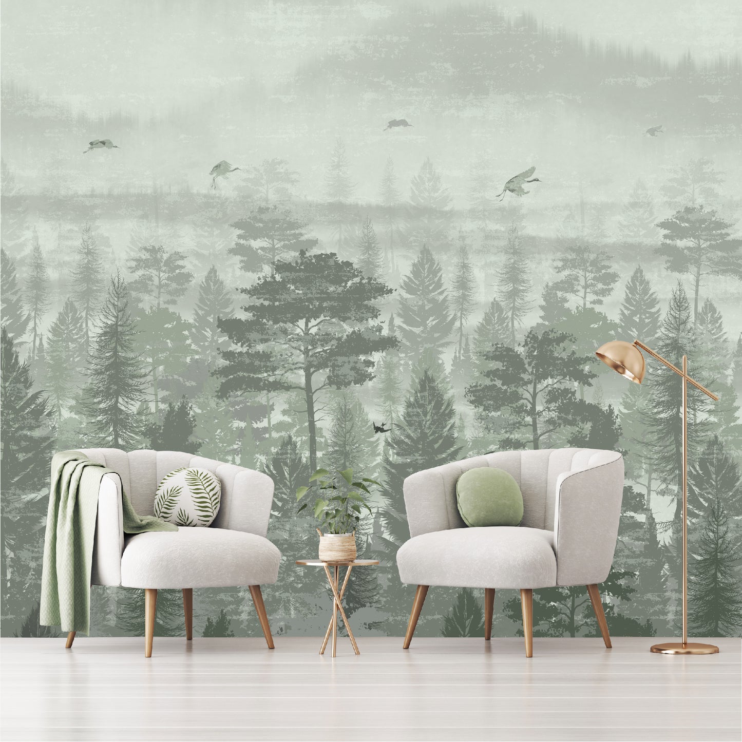 Mural Bosque Grunge - MT274