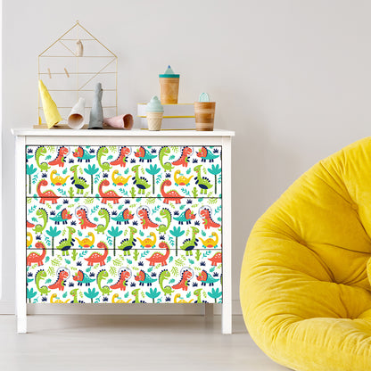 Vinilo para Muebles Dinosaurios Espaciales - MI079