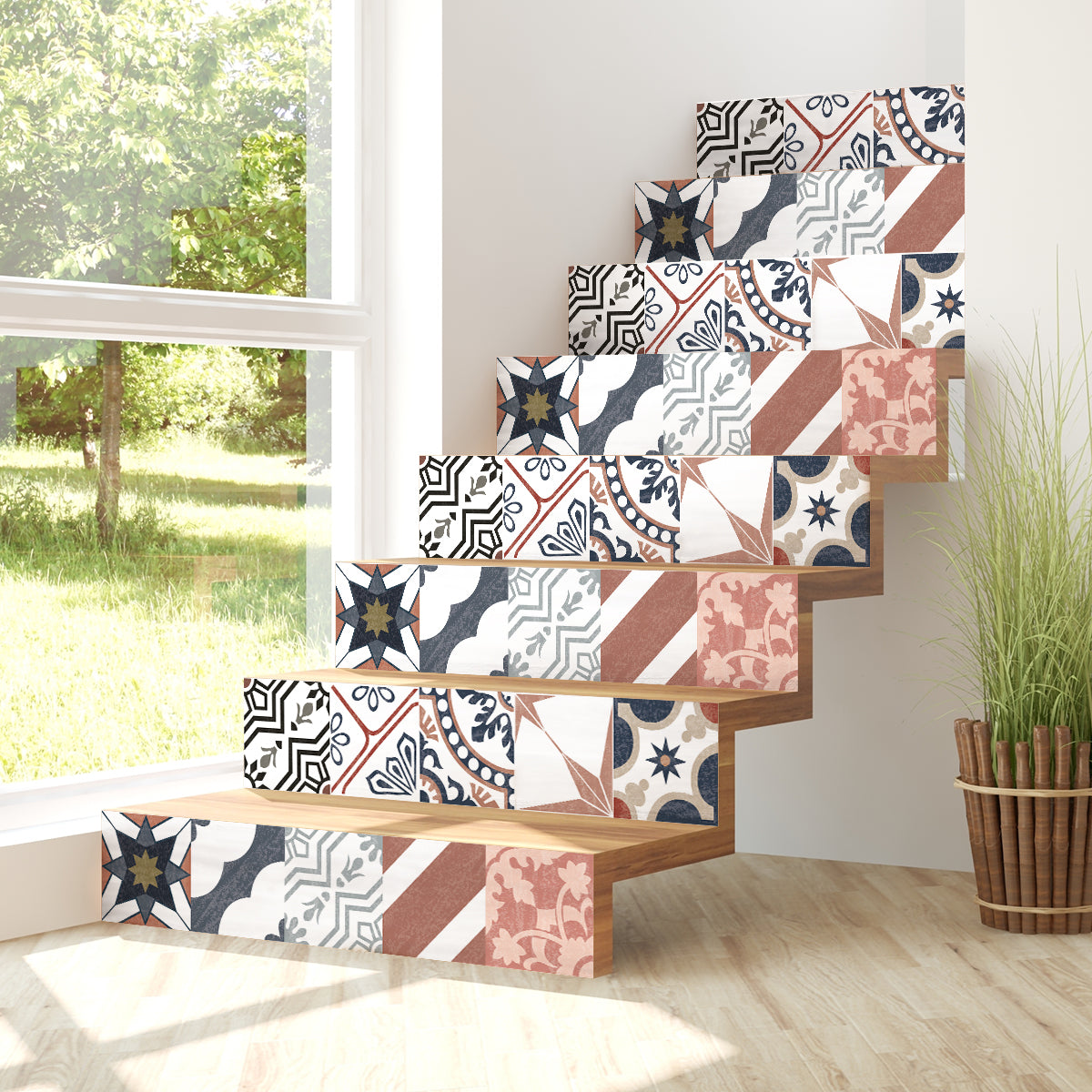 Vinilo Autoadhesivo Para Escaleras Pack por 2 unidades Modelo E309