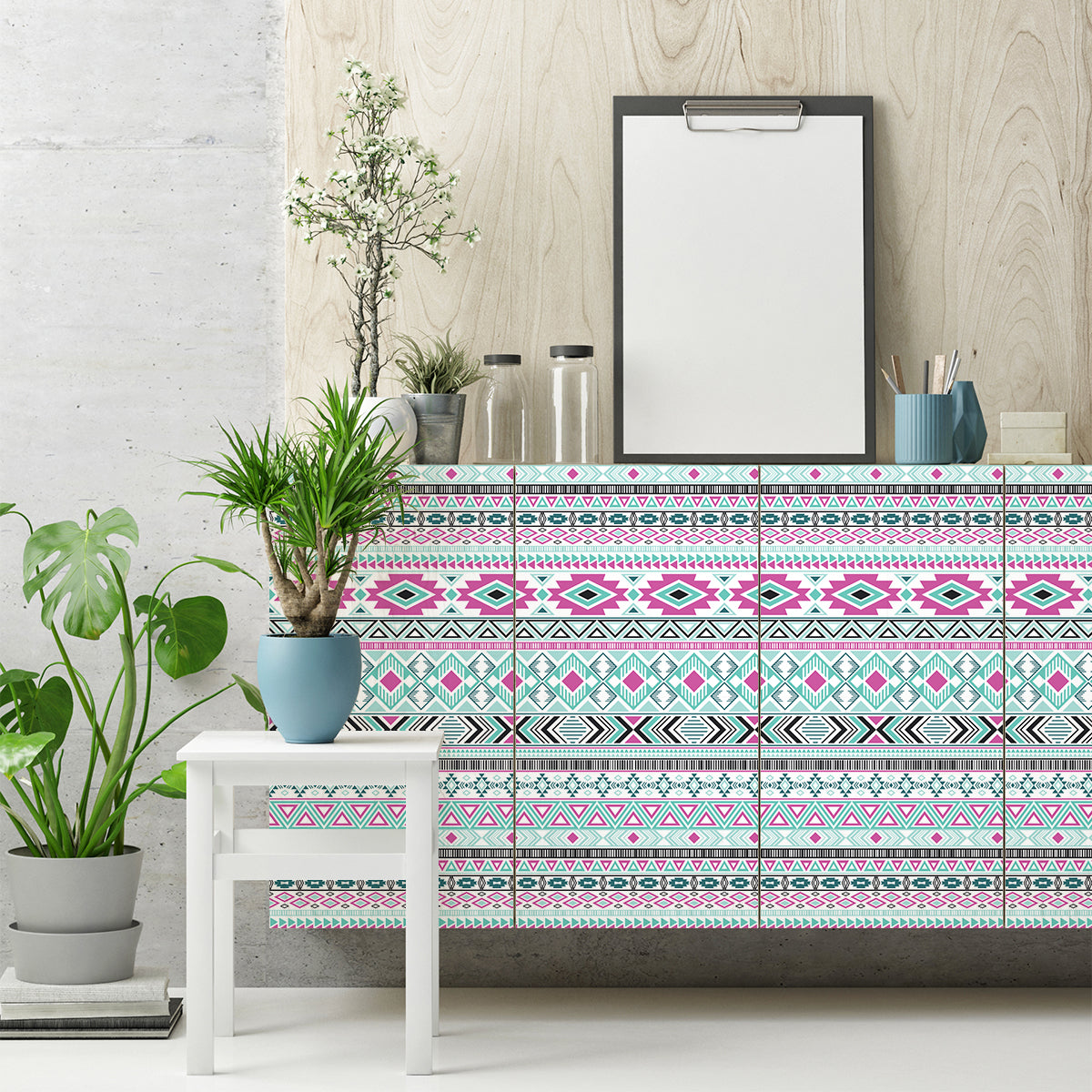 Vinilo para Muebles Étnico - MET2247