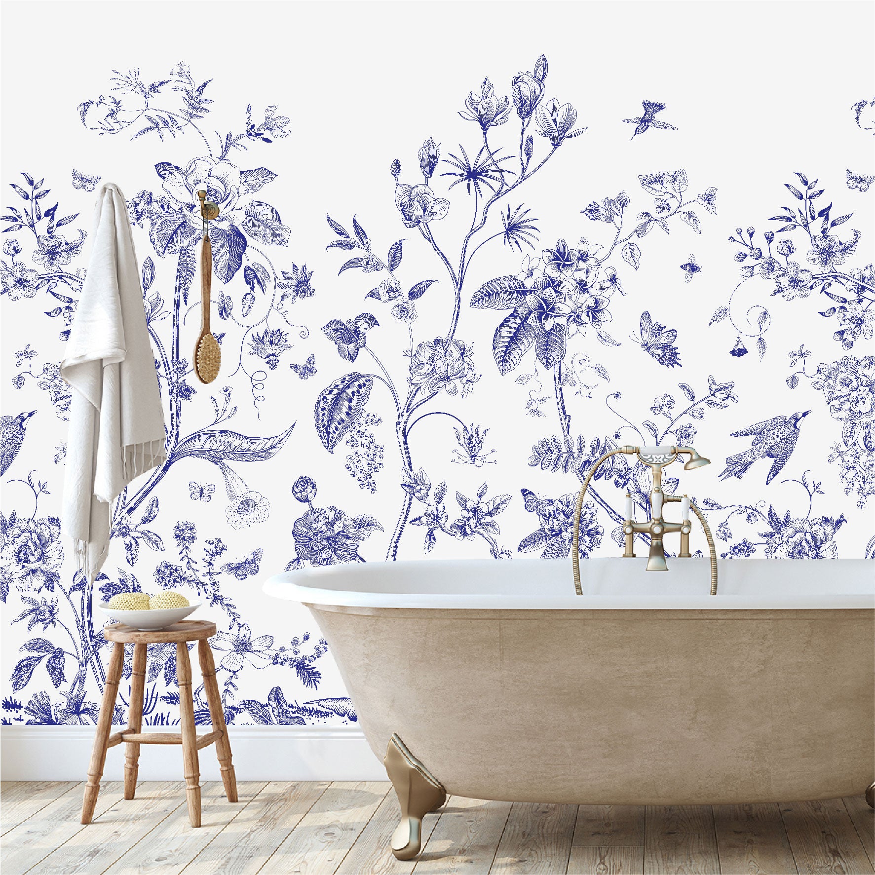 Mural Floral Vintage - MT249