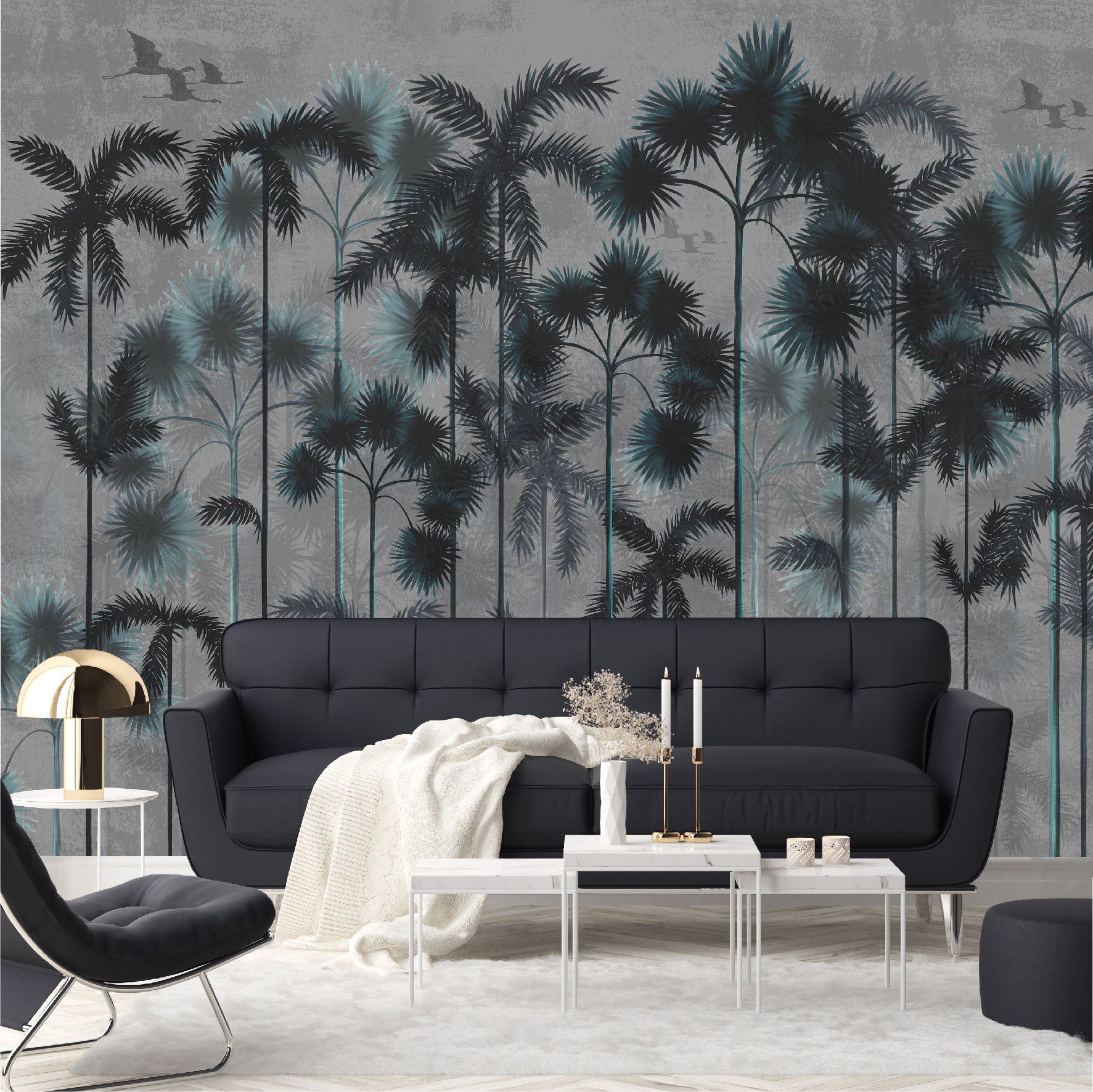 Mural Palmeras Tropicales - MT266