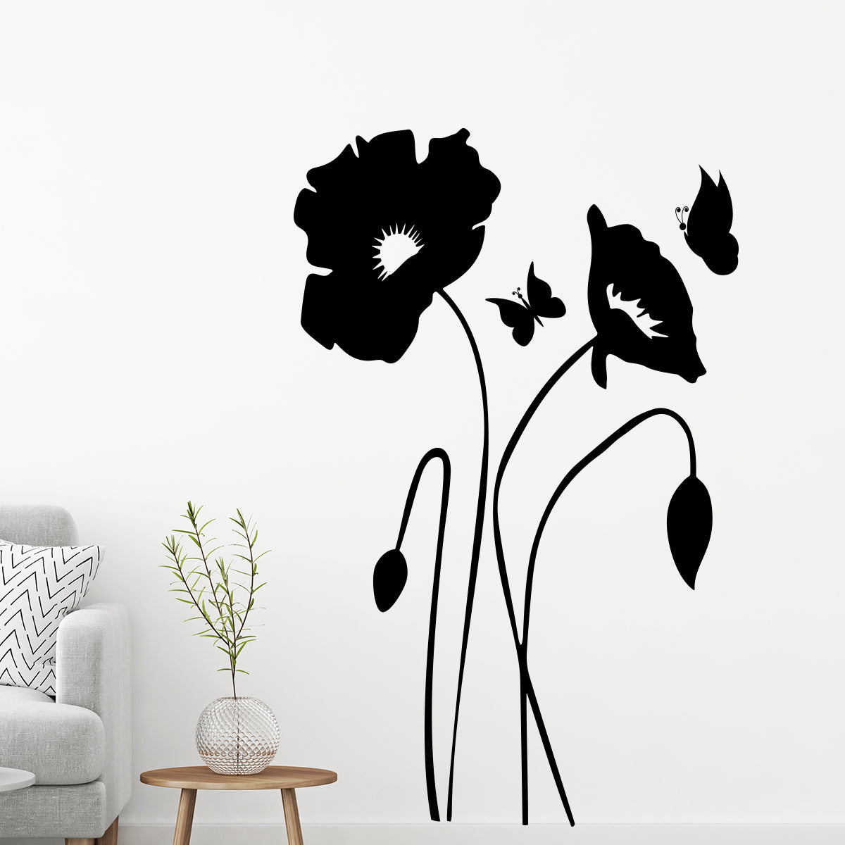 Vinilo Decorativo Flores - VDC040