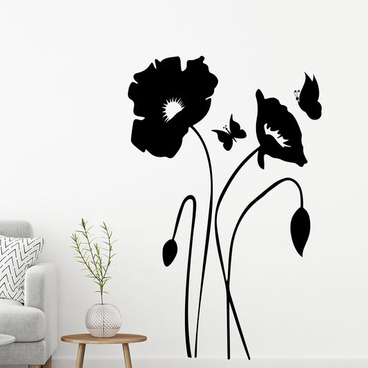 Vinilo Decorativo Flores - VDC040