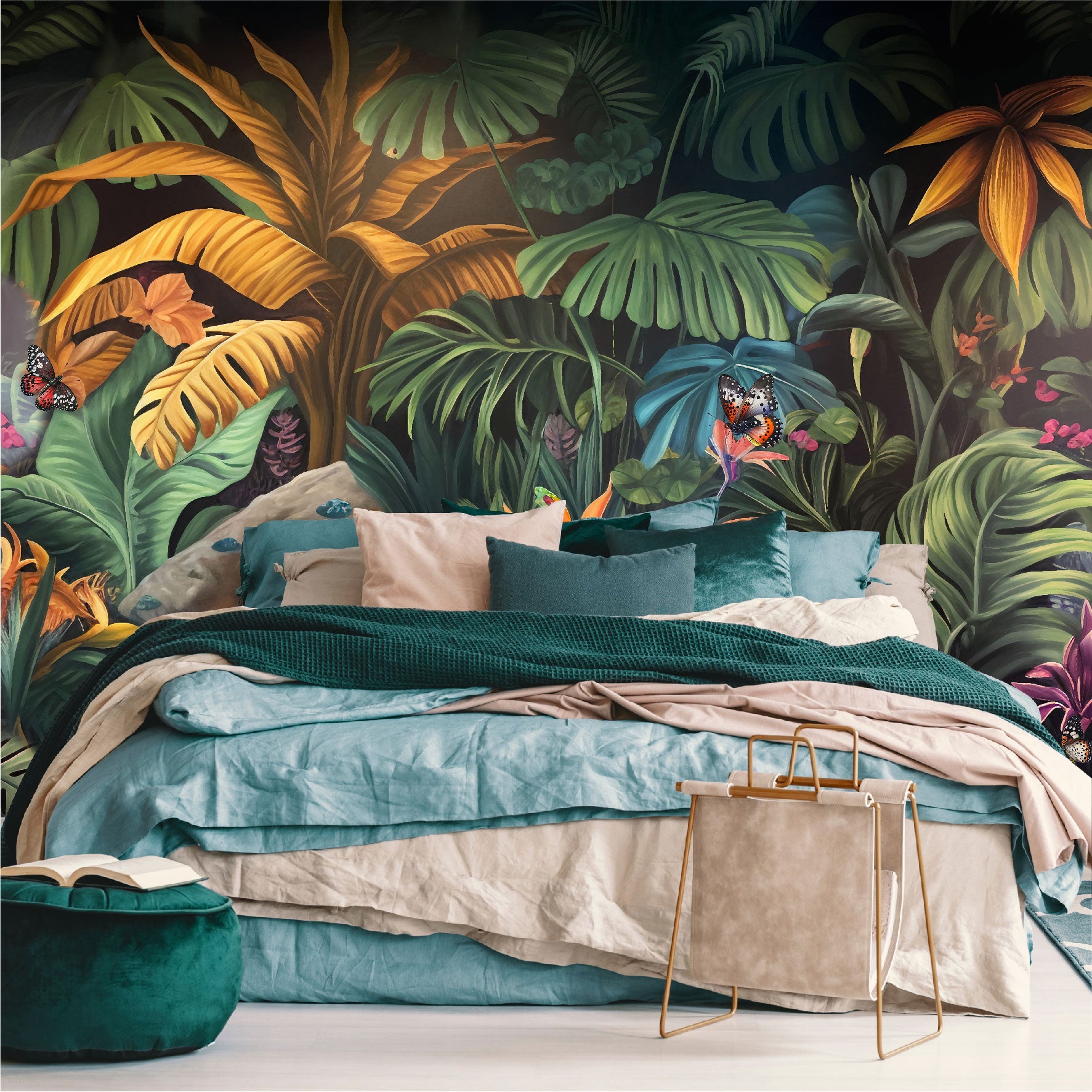 Mural Hojas Tropicales - MT407