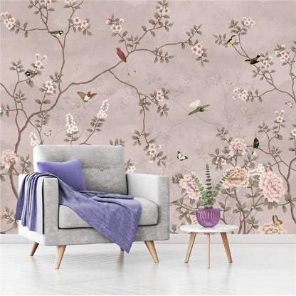 Mural Tropical Campestre Floral - MT310