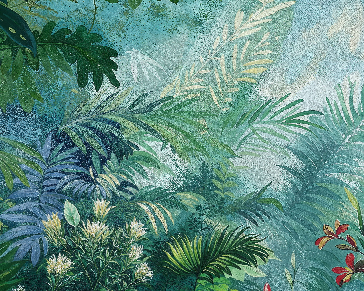 Mural Tropical Jungla Vibrante - MT555