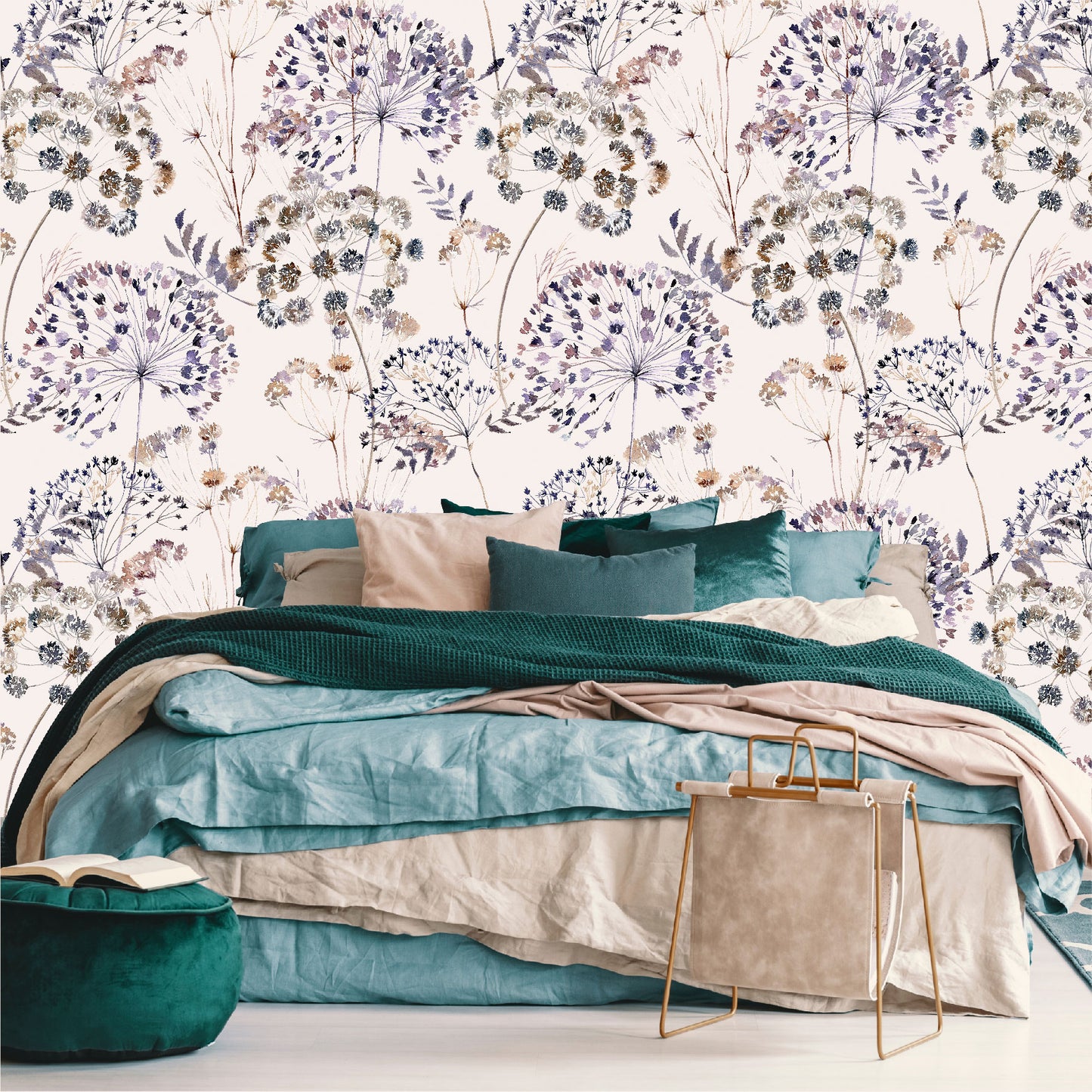 Mural Mate Flores Estilo Boho - MT425