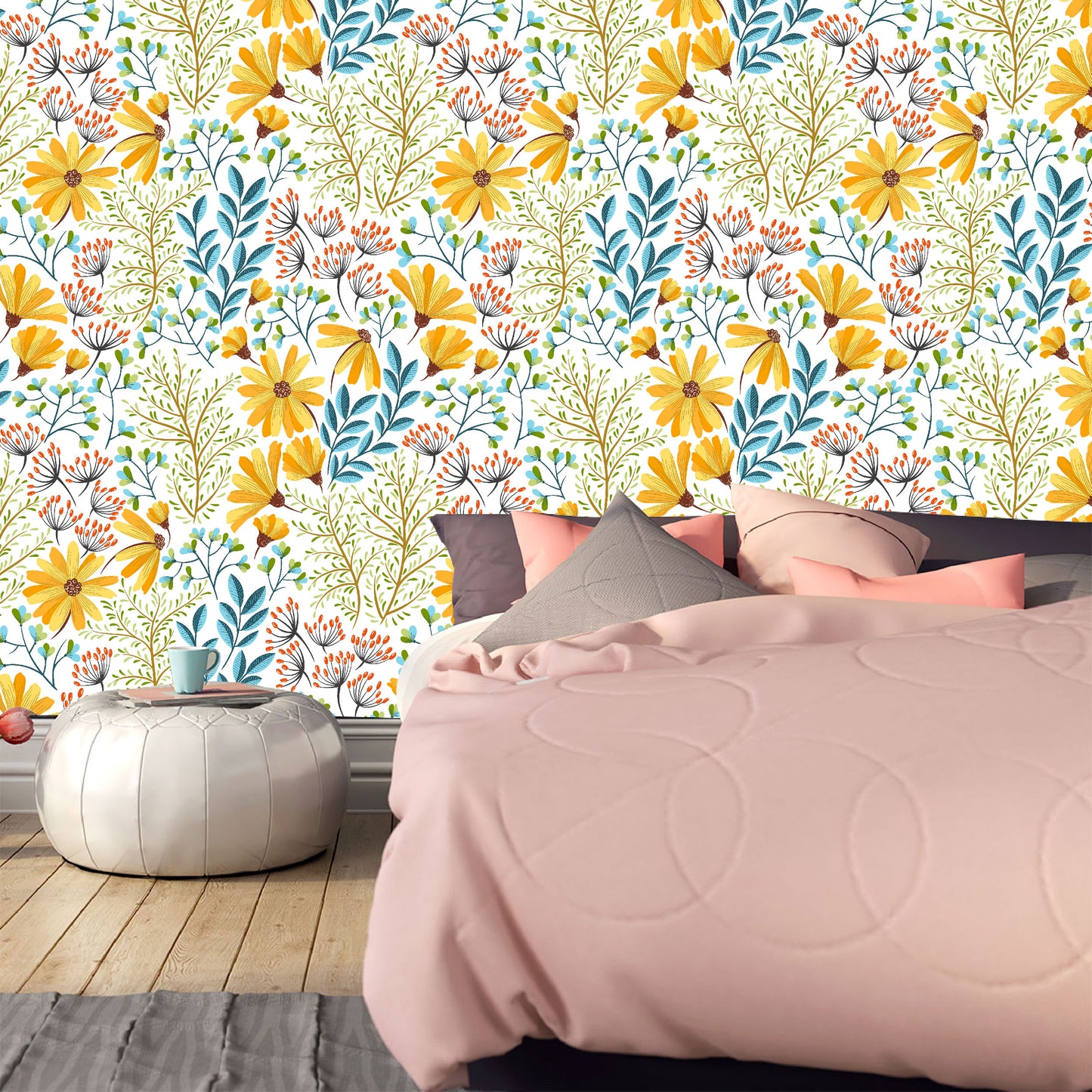 Vinilo Mate Boho Floral - Modelo 1208
