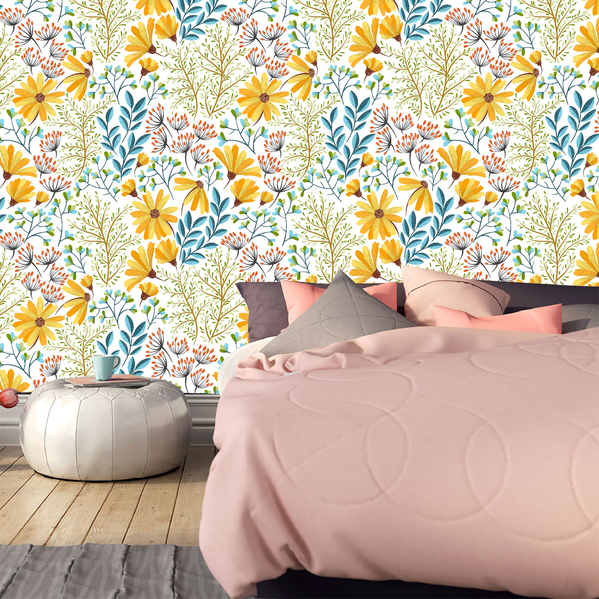 Vinilo Mate Boho Floral - Modelo 1208