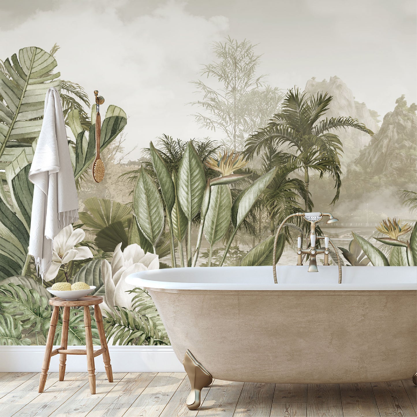 Mural Jungla Tropical Vintage - MT503