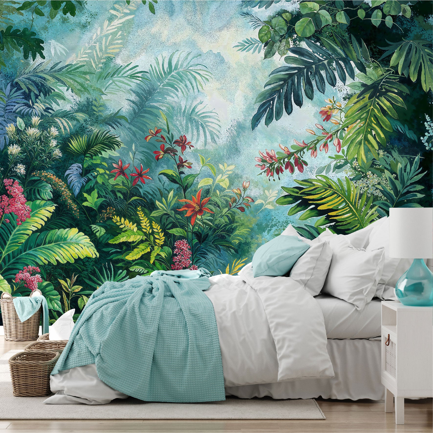 Mural Tropical Jungla Vibrante - MT555