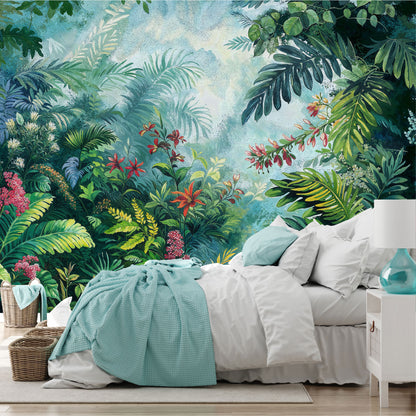 Mural Tropical Jungla Vibrante - MT555