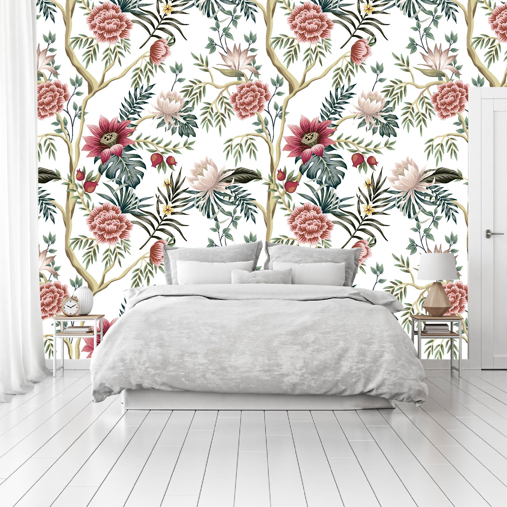 Vinilo Mate Tropical Flores Silvestres 106