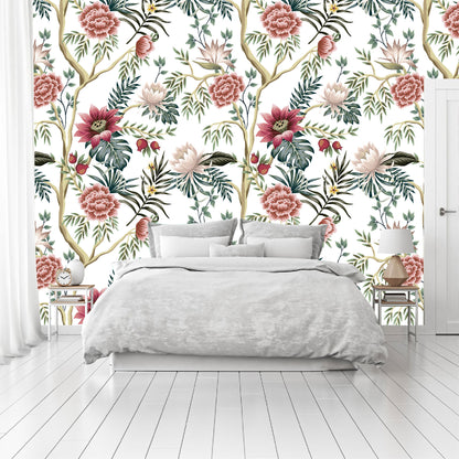 Vinilo Mate Tropical Flores Silvestres 106