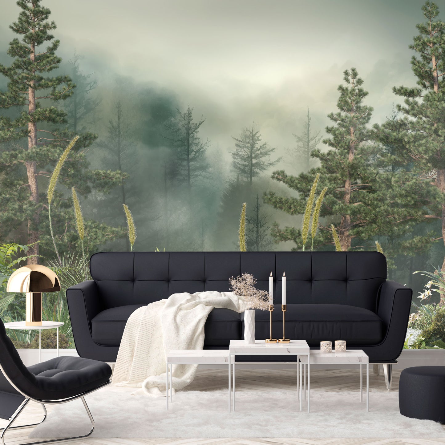 Mural Tropical Bosque Neblinoso - MT562