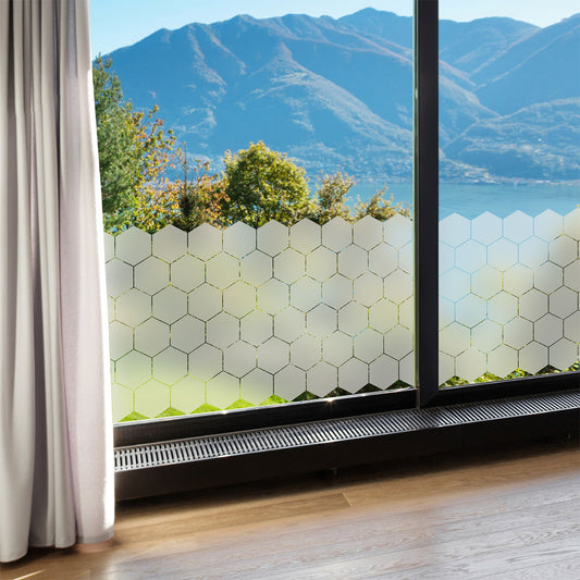 Vinilo Esmerilado Hexagonal 100x60cm  - VE003