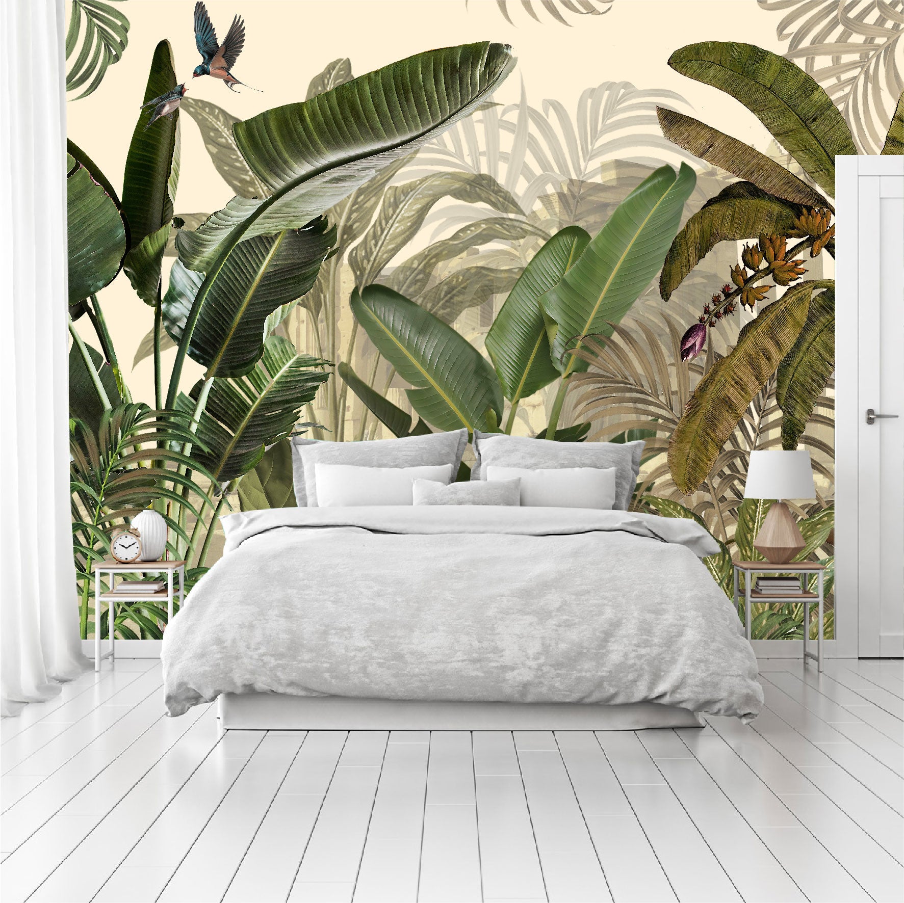 Mural Hojas Tropicales - MT370