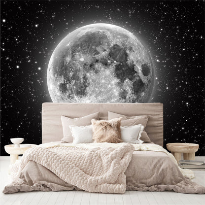 Fotomural Luna llena con estrellas - FM011