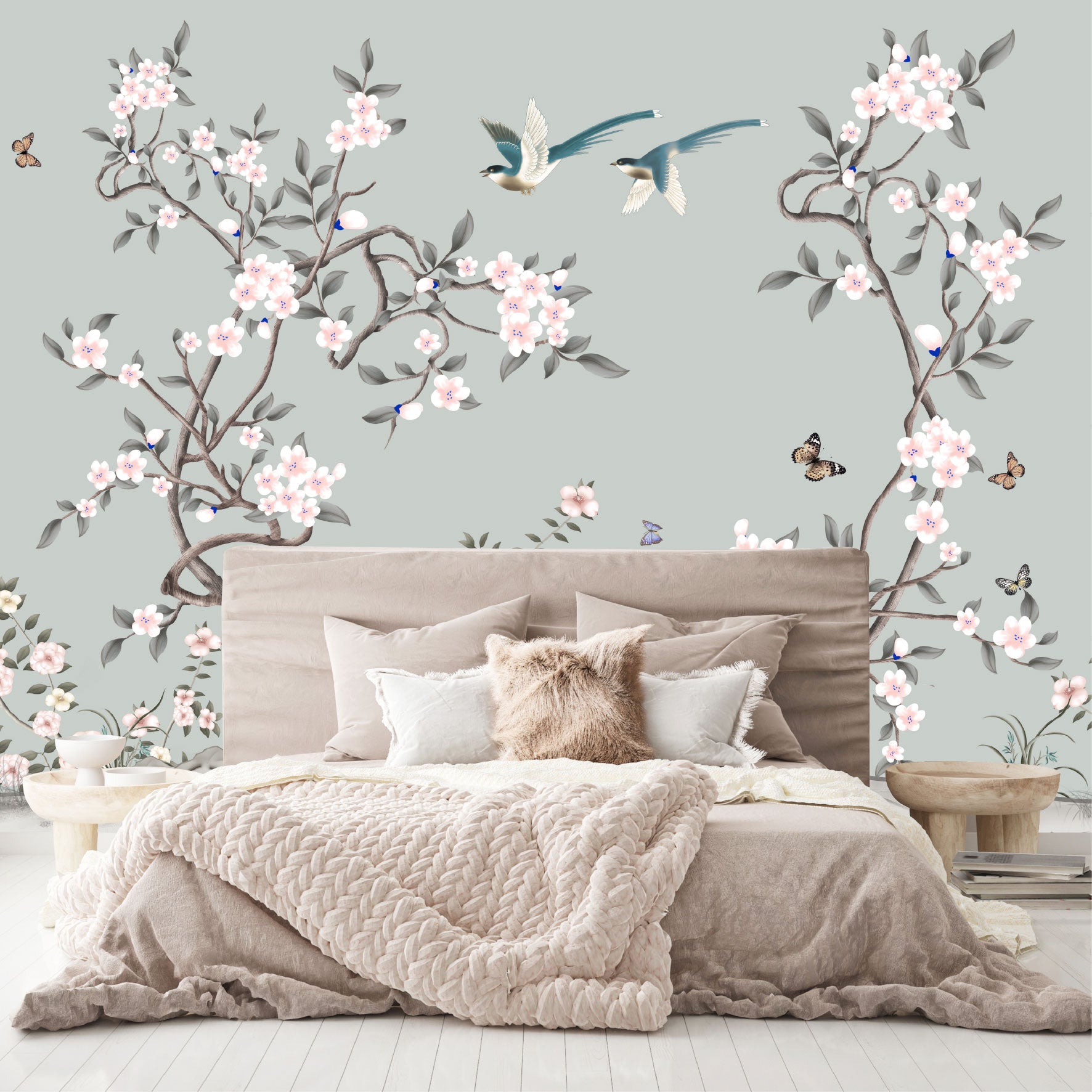 Mural Tropical Floral - MT558