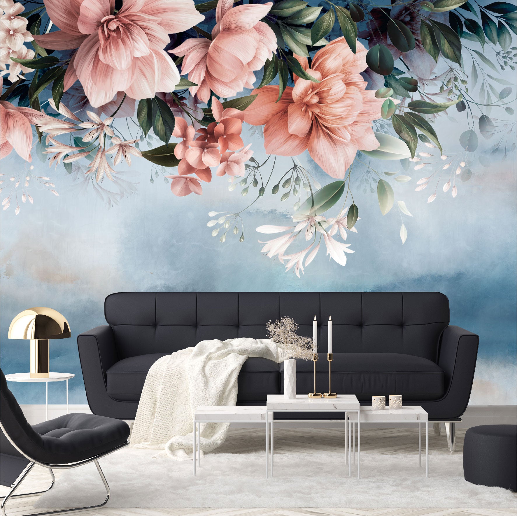 Mural Enredadera de Flores - MT375