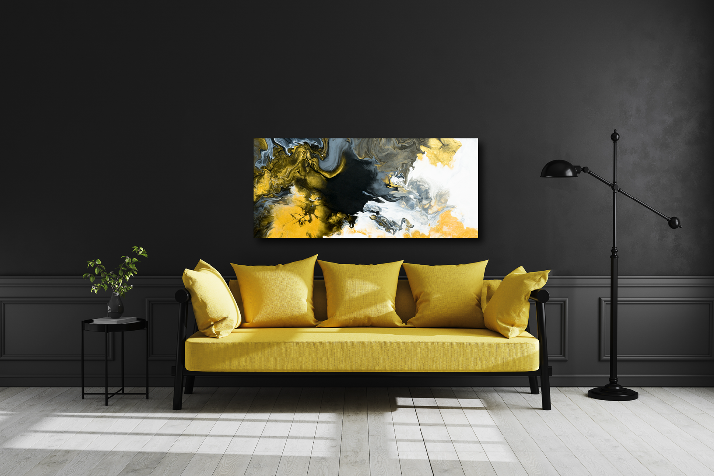Cuadro Bastidor Impreso en Canvas - Modelo Radwa 90x40cm - CB055