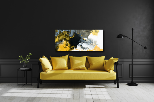 Cuadro Bastidor Impreso en Canvas - Modelo Radwa 90x40cm - CB055