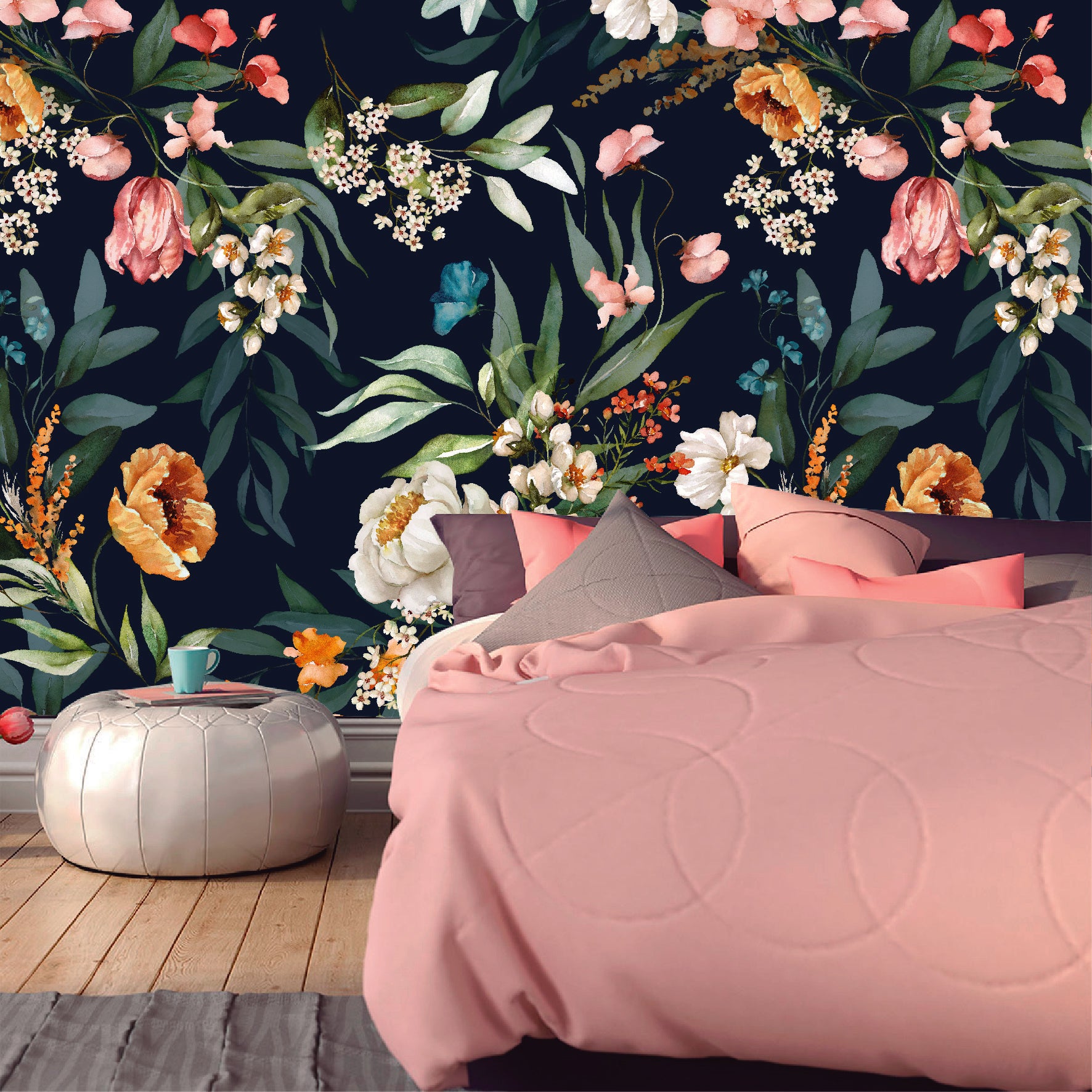 Mural Flores Tropicales - MT222