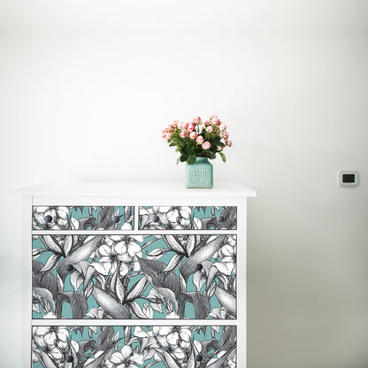 Vinilo Tropical para Muebles - M1617