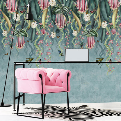 Mural Lluvia de Flores Exóticas - MT258
