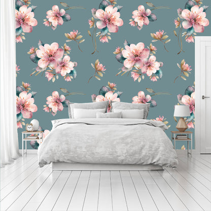 Mural Mate Flores Acuareladas - MT430