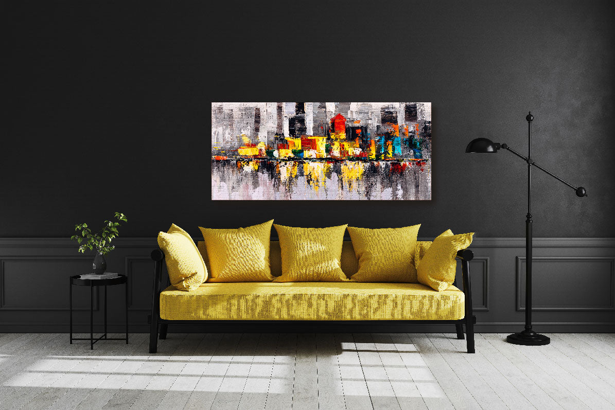 Cuadro Bastidor Impreso en Canvas - Modelo Caprora 90x40cm - CB015
