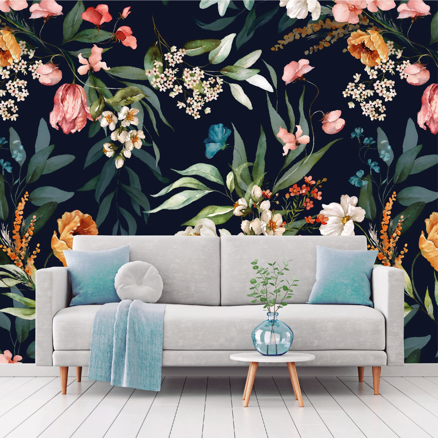 Mural Flores Tropicales - MT222