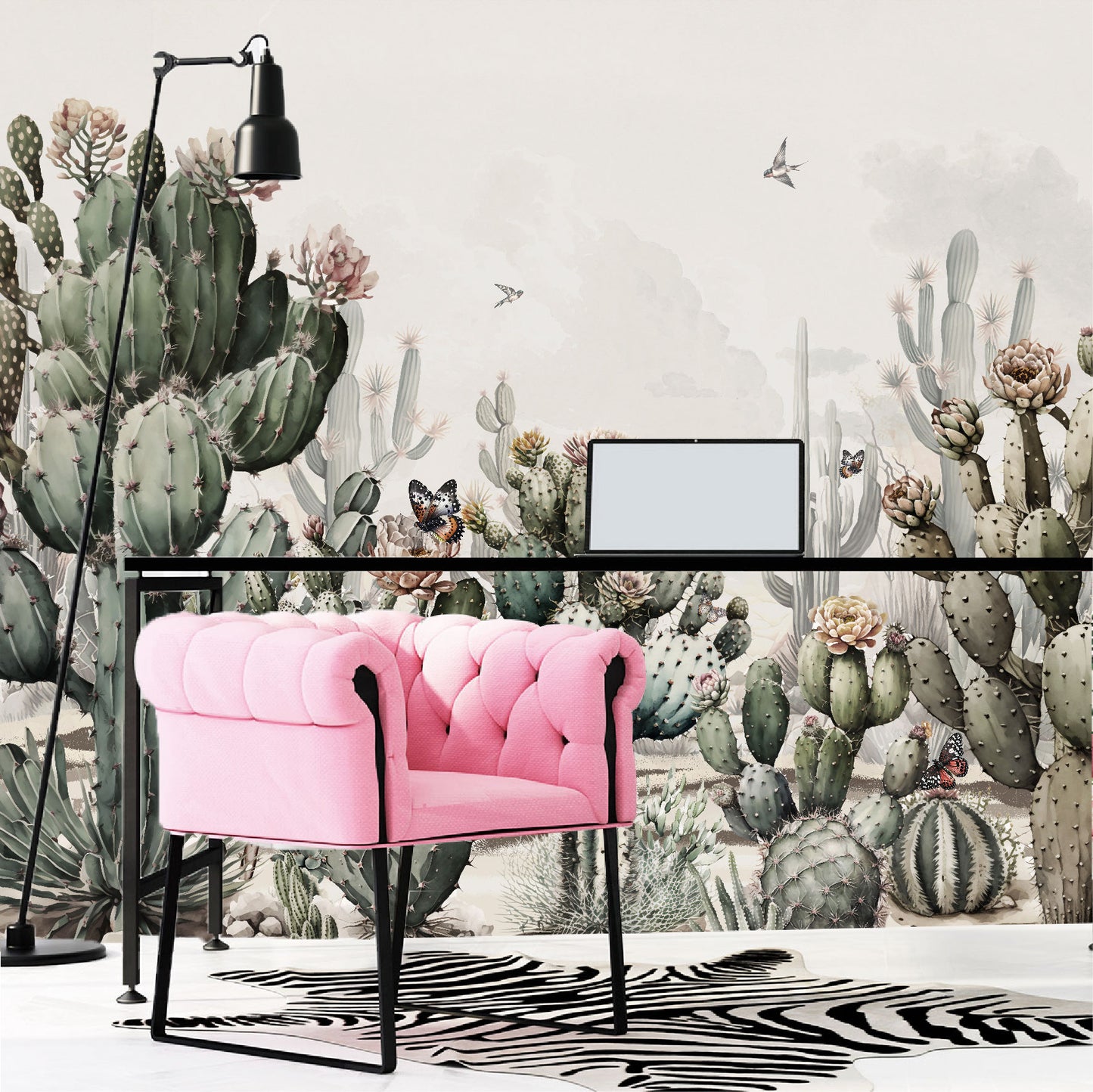 Mural Tropical Cactus - MT393