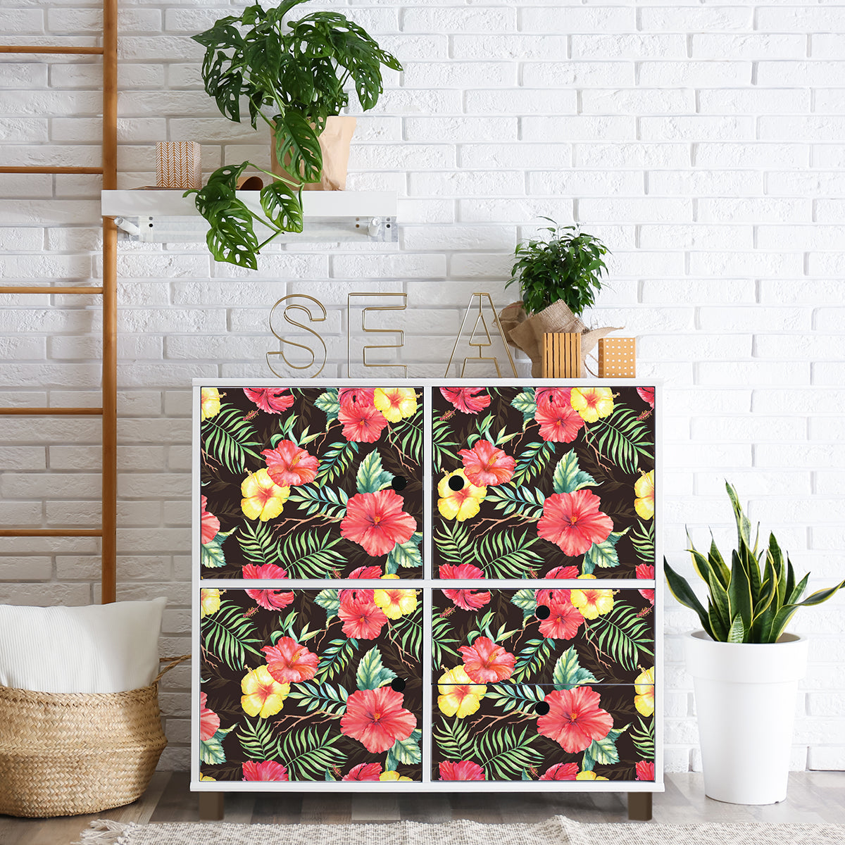 Vinilo Tropical para Muebles - M1604