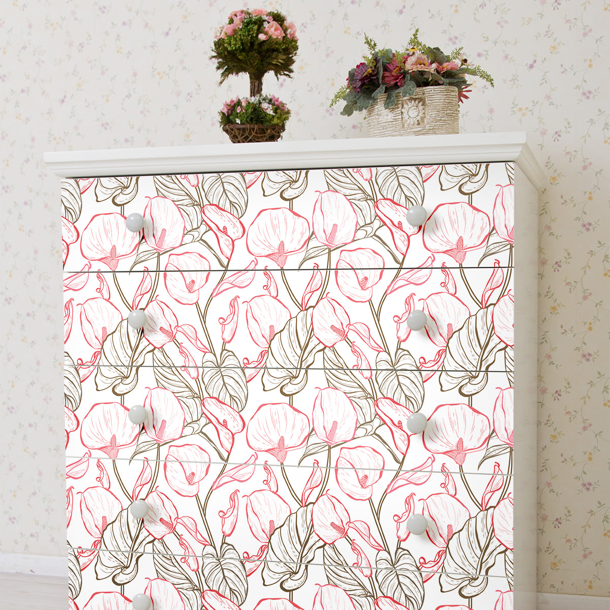 Vinilo Tropical para Muebles Modelo 1591