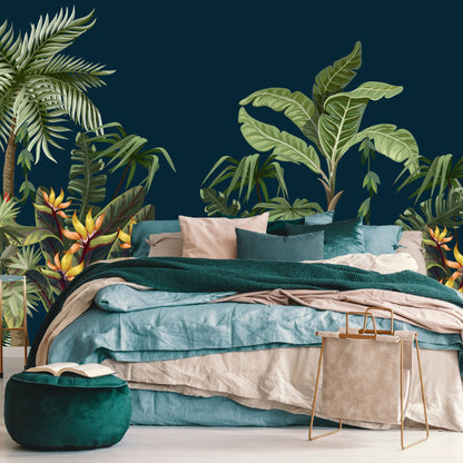 Vinilo Mate Tropical Frontera con Flores 060