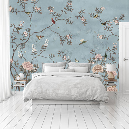 Mural Tropical Campestre Floral - MT308