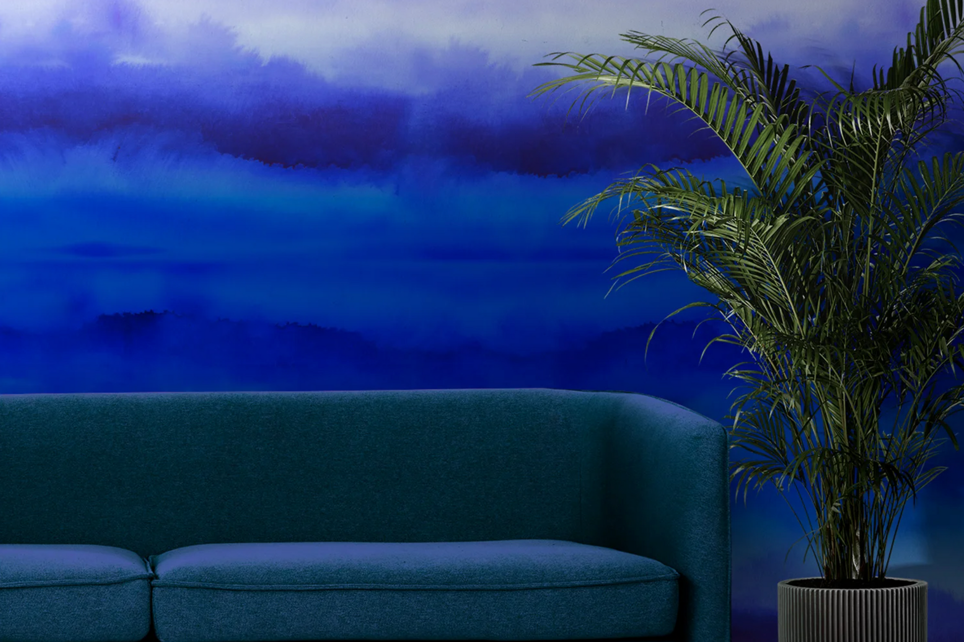 Mural Abstracto Storm Clouds - MUABS022