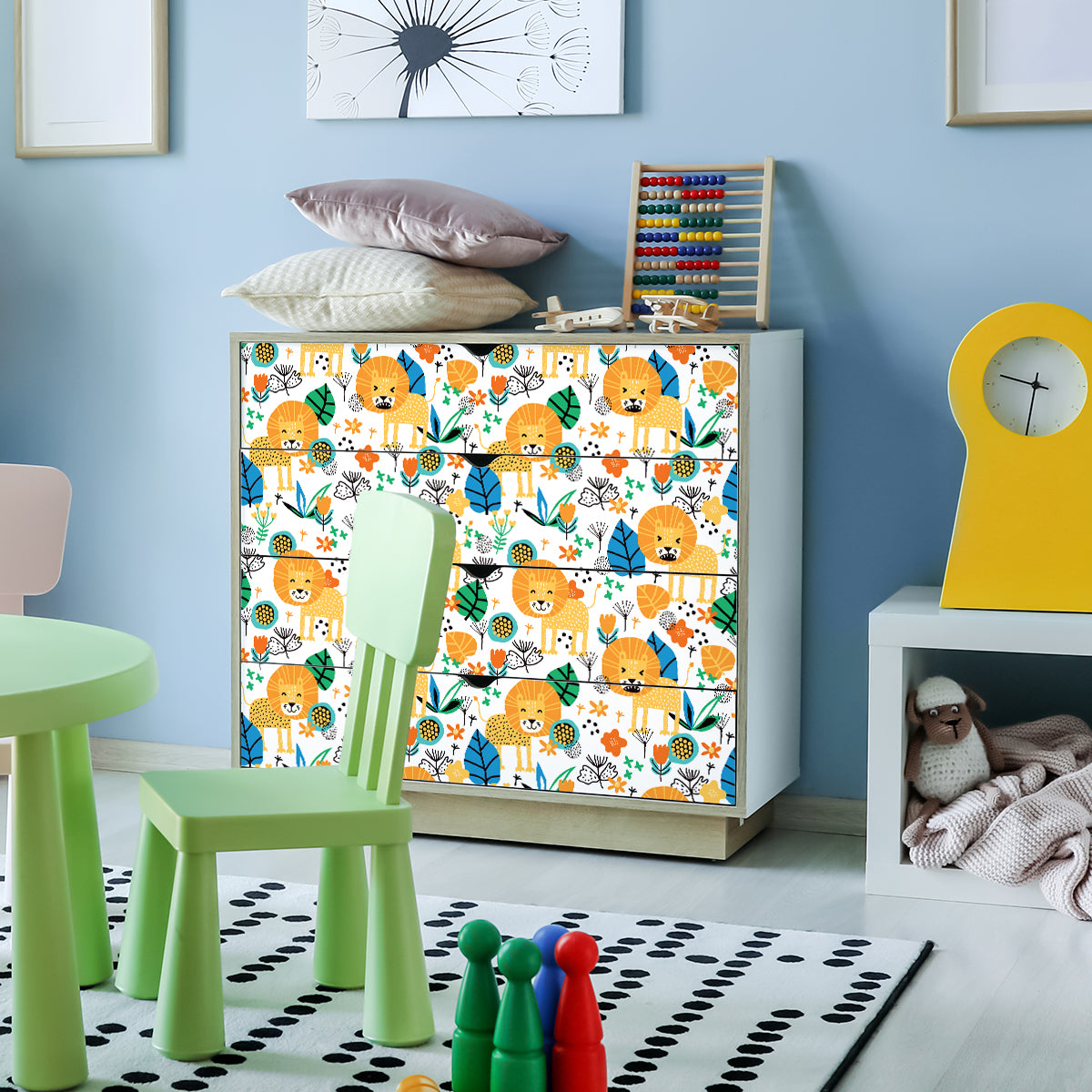 Vinilo para Muebles El Rey León de la Jungla - MI049
