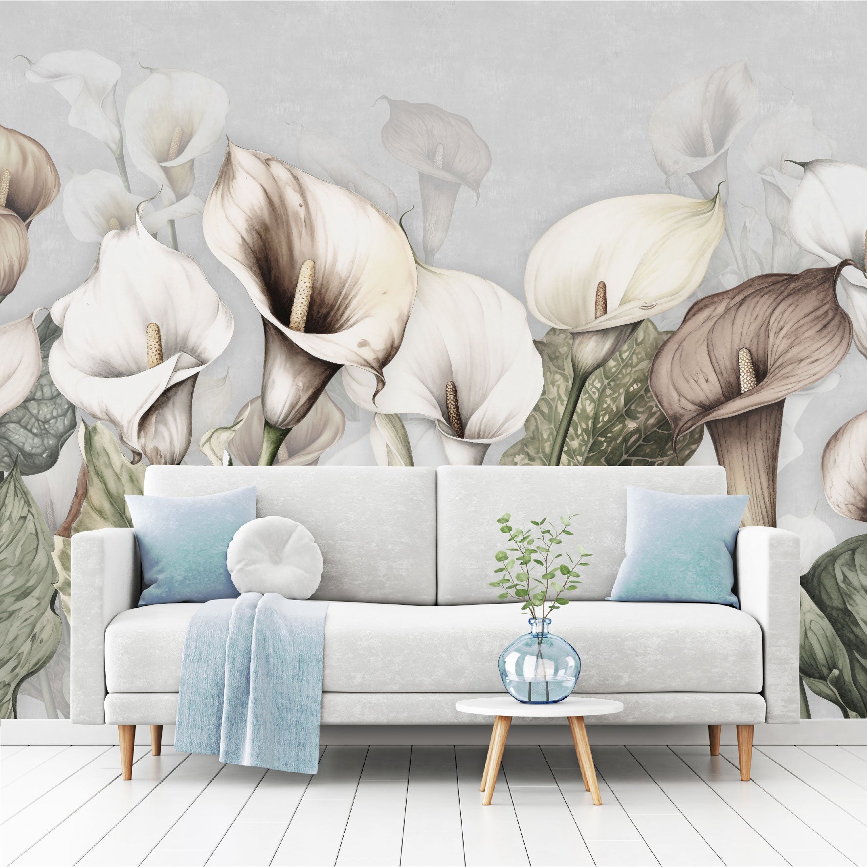 Mural Tropical Flores de Cala - MT392