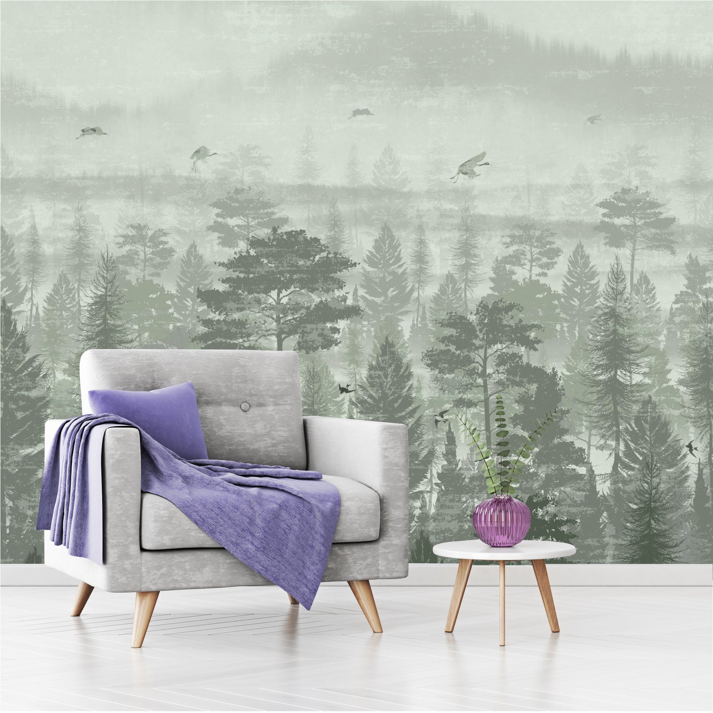 Mural Bosque Grunge - MT274
