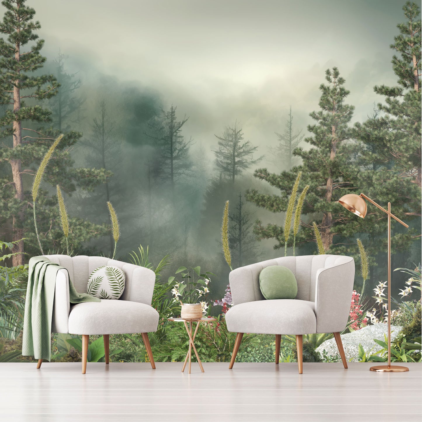 Mural Tropical Bosque Neblinoso - MT562