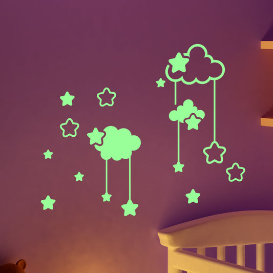 Nubes con Estrellas Fotoluminiscentes - VF023