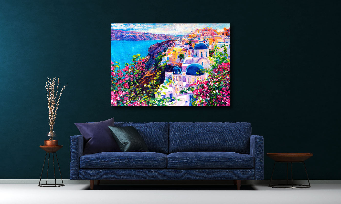 Cuadro Bastidor Impreso en Canvas - Modelo Mykonos - CB022