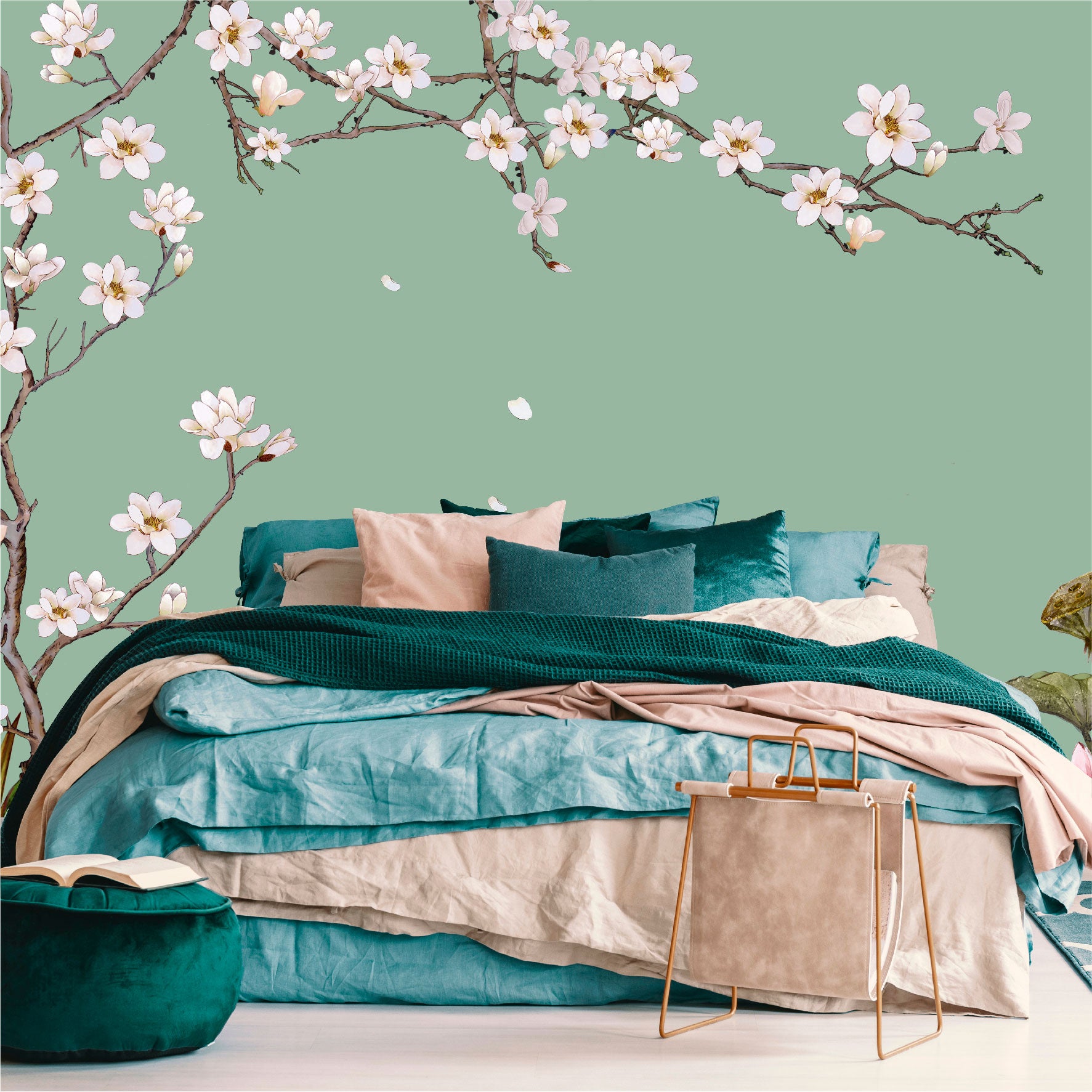 Mural Árbol con flores blancas - MT473
