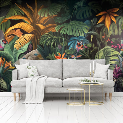 Mural Hojas Tropicales - MT407